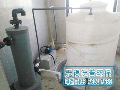 泛普環(huán)保電廠鹽酸儲罐酸霧吸收器安裝圖